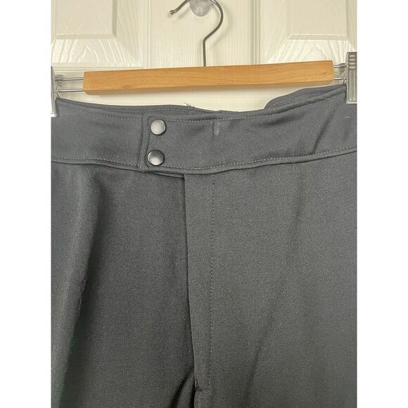 OSSI Skiwear Vintage High Waist Stirrup Black Pant Size Womens Size 8 Wool Blend - Picture 2 of 10